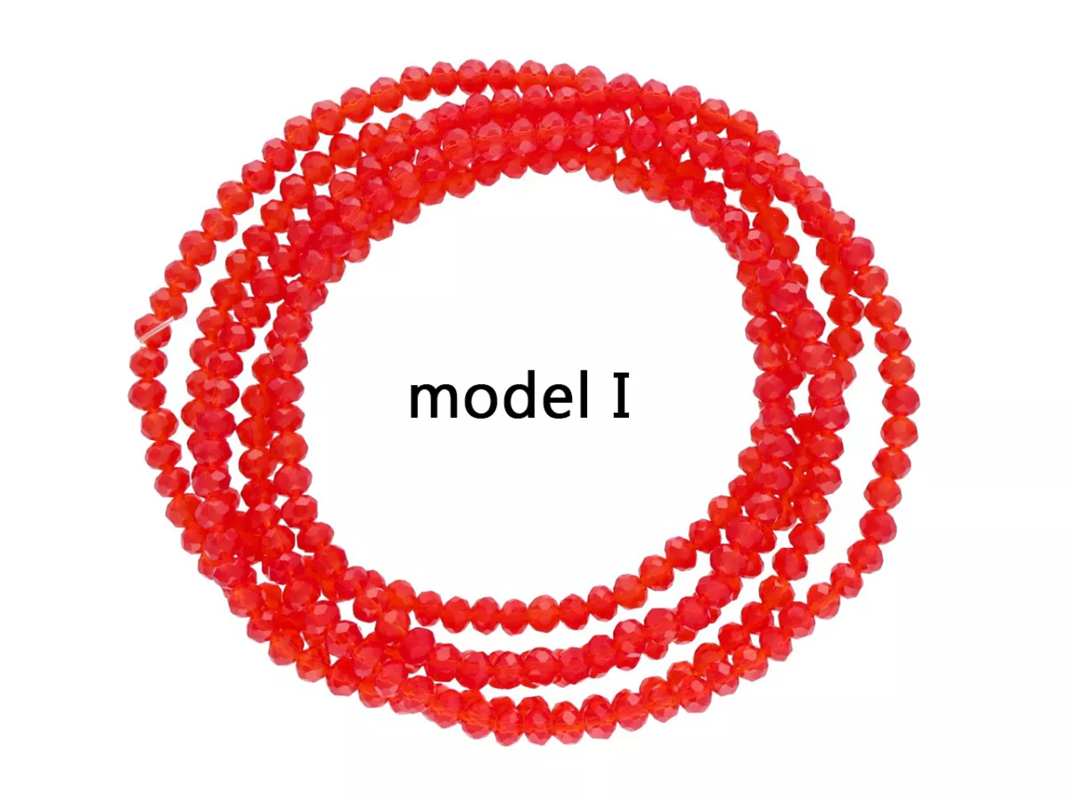 S1W04 KRYSZTAŁKI 4/3,5 mm - 1 SZNUR