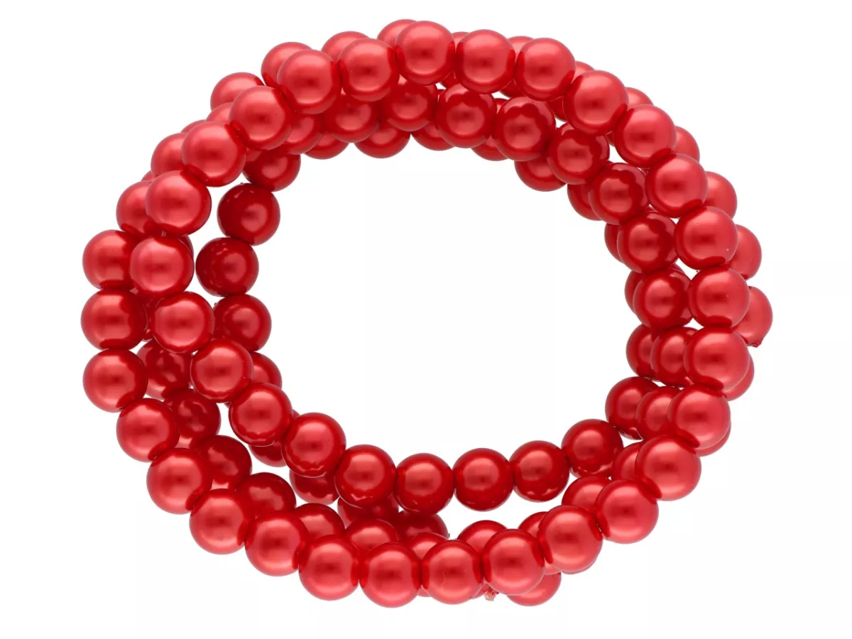 P1G03 PERŁY SZKLANE 8 mm - 1 SZNUR