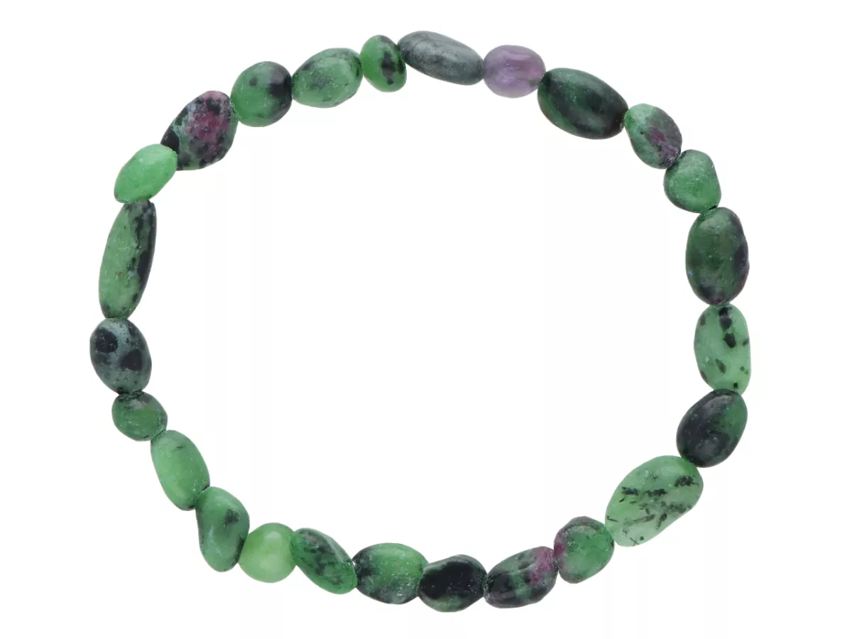 R5F36 BRANSOLETKA ZOISYT Z RUBINEM