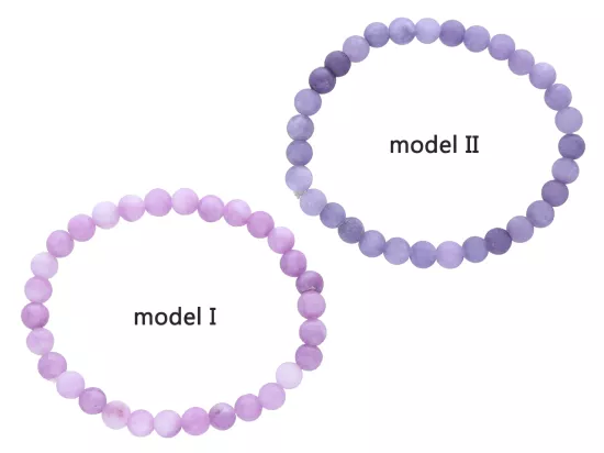 R2S39 BRANSOLETKA ANHYDRYT MATOWY KULE 6,5 mm