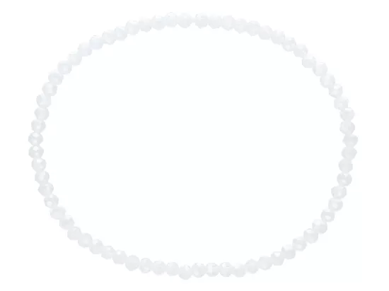 R3C16 BRANSOLETKA KRYSZTAŁKI 3 mm NA GUMCE