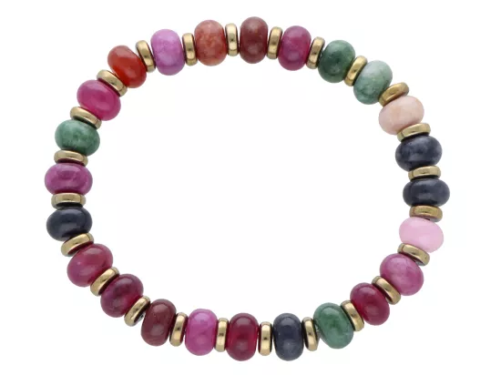 R5C57 BRANSOLETKA JADEIT I HEMATYT