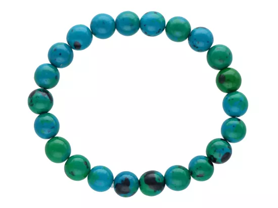 R1L17 BRANSOLETKA CHRYZOKOLA KULE 8 mm