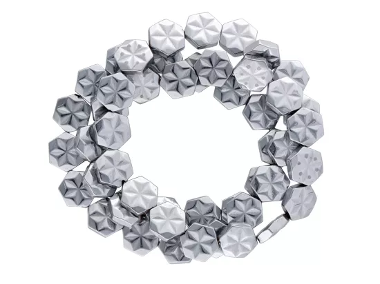 K7L70H HEMATYT ELEMENTY 8/8,5 mm - 5 SZNURÓW - ZESTAW