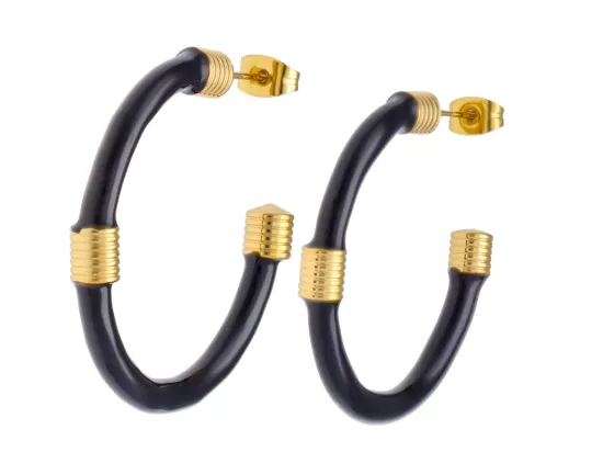 U1W88 KOLCZYKI STAL CHIRURGICZNA 1 PARA