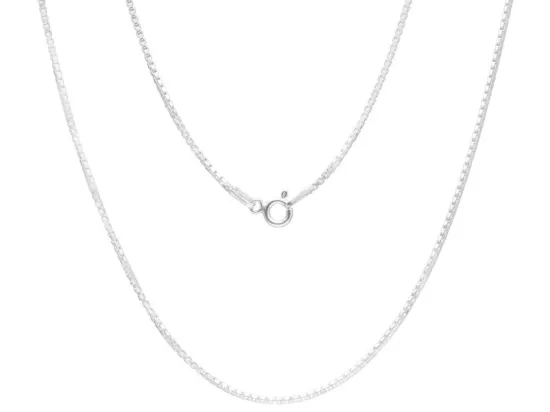 P3L28 ŁAŃCUSZEK WENECJANA 45 cm SREBRO 925