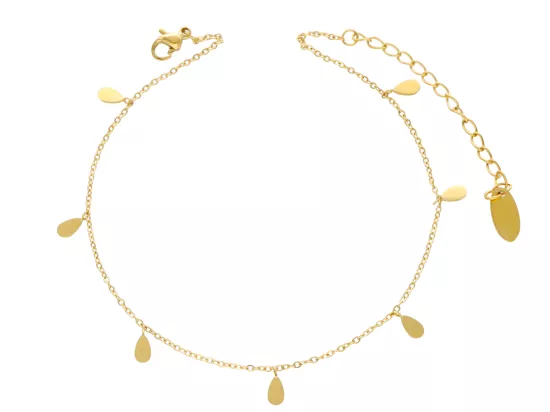 R3N19 BRANSOLETKA NA NOGĘ ZE STALI CHIRURGICZNEJ