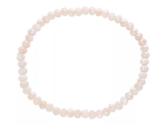 R4F72 BRANSOLETKA KRYSZTAŁKI 4,5 mm NA GUMCE