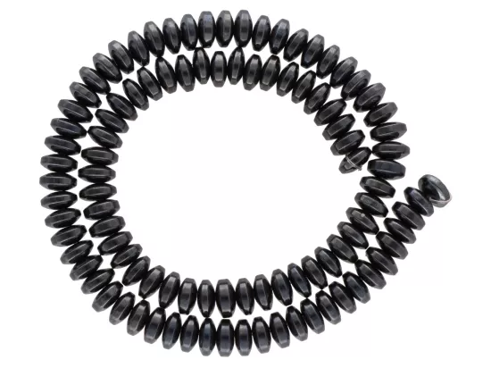 K6O77 HEMATYT TALERZYKI 8.5 mm 1 SZNUR