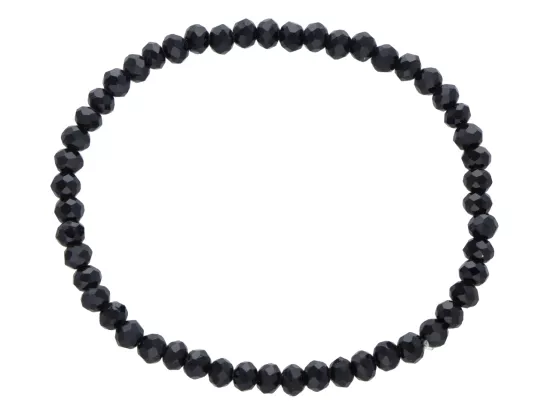 R4F43 BRANSOLETKA KRYSZTAŁKI 4,5 mm NA GUMCE