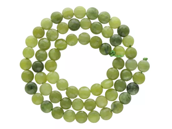 K7B55 JASPIS KANADYJSKI DYSK FASETOWANY 6 mm - 1 SZNUR