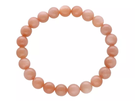 R4J20 BRANSOLETKA KAMIEŃ SŁONECZNY KULE 8,5 mm