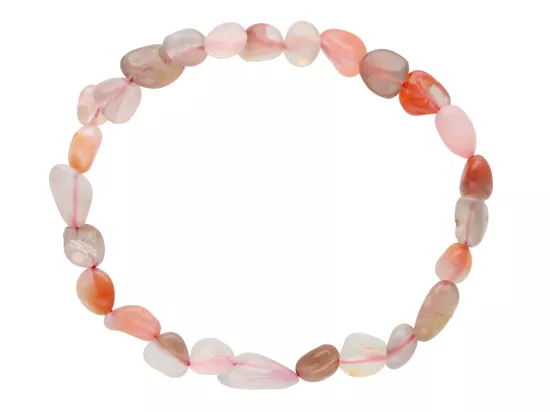 R5F25 BRANSOLETKA AGAT KARNEOLOWY