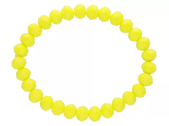 R2N69 BRANSOLETKA KRYSZTAŁKI 8 mm NA GUMCE