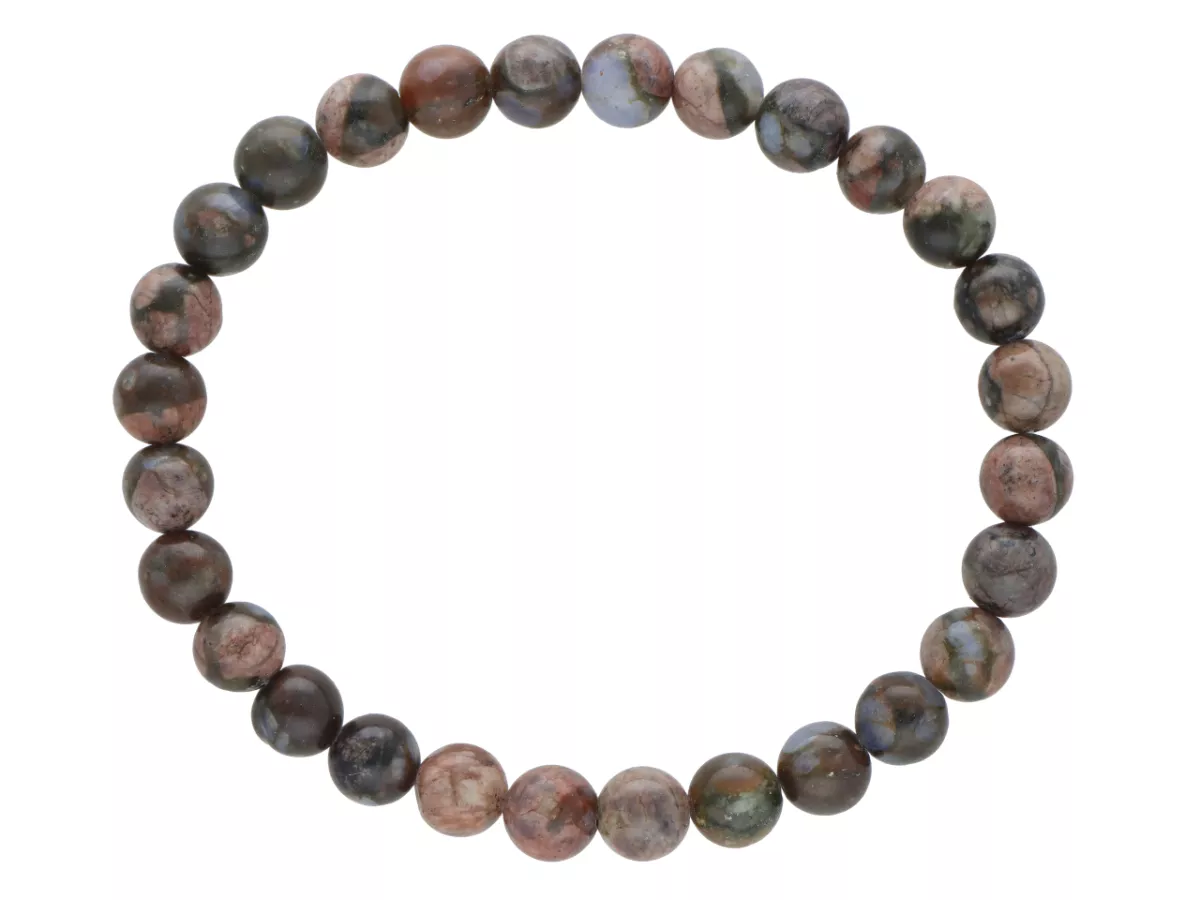 R3N78 BRANSOLETKA RODONIT KULE 6,5 mm