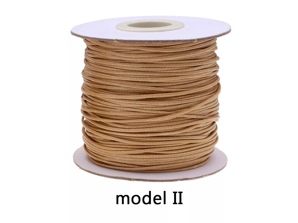 L3N28 SZNUREK JUBILERSKI WOSKOWANY 1 mm - 90 m