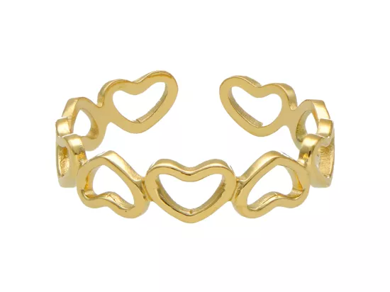 R3Z48 PIERŚCIONEK ZE STALI CHIRURGICZNEJ - 1 SZTUKA