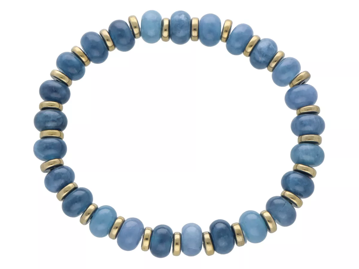 R5C58 BRANSOLETKA JADEIT I HEMATYT