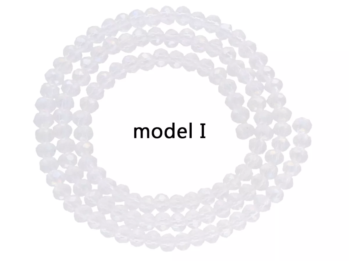 S1S78 KRYSZTAŁKI 3,5/2,5 mm - 1 SZNUR