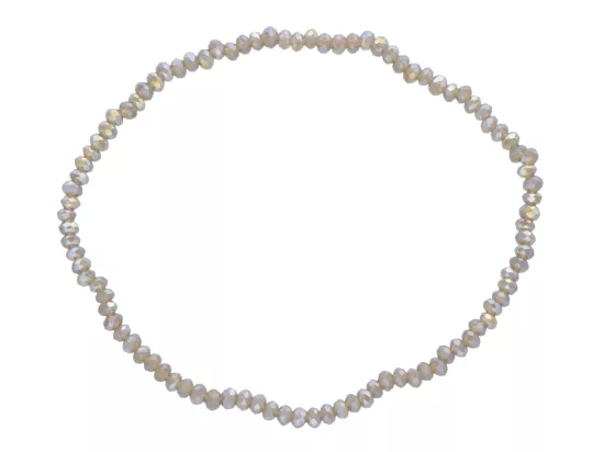 R3U46 BRANSOLETKA KRYSZTAŁKI 2,5 mm NA GUMCE