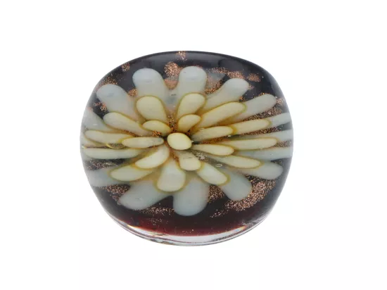 R4K96 PIERŚCIONEK SZKŁO WENECKIE