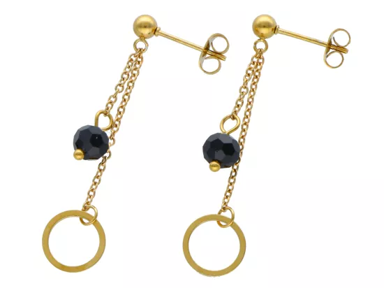 U1T78 KOLCZYKI STAL CHIRURGICZNA 1 PARA