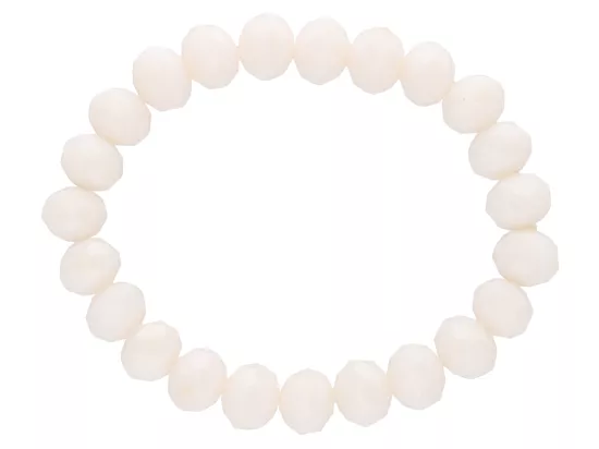 R2D91 BRANSOLETKA KRYSZTAŁKI 10 mm NA GUMCE