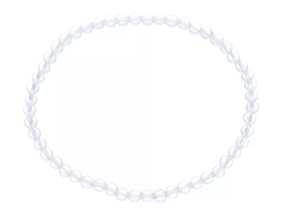 R4J90 BRANSOLETKA KRYSZTAŁ GÓRSKI KULE 3,5 mm