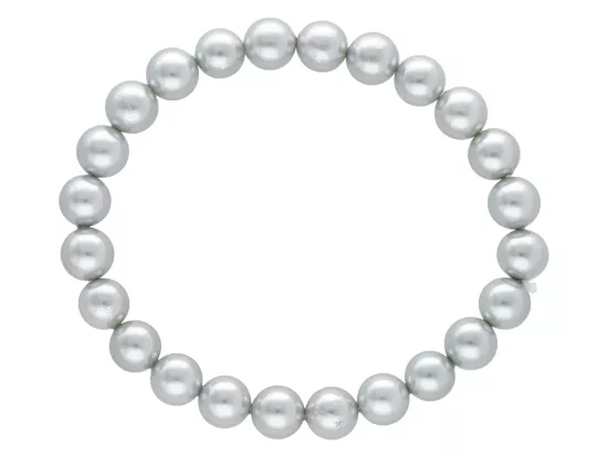 R2R85 BRANSOLETKA PERŁA MAJORKA 8,5 mm NA GUMCE