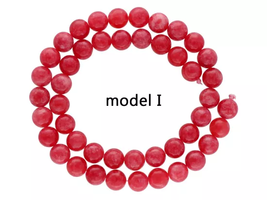 K6U76 RODONIT CZERWONY KULE 8,5 mm - 1 SZNUR