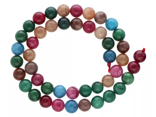 K7U58 JADEIT MIX KULE 8,5 mm 1 SZNUR