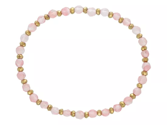 R5C92 BRANSOLETKA AGAT I HEMATYT