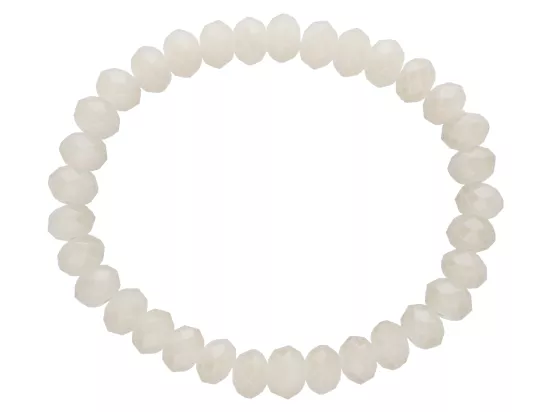 R2B15 BRANSOLETKA KRYSZTAŁKI 8 mm NA GUMCE