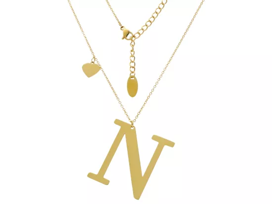 N3A17 NASZYJNIK STAL CHIRURGICZNA - LITERKA "N"