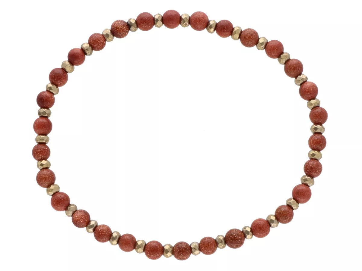 R4M45 BRANSOLETKA PIASEK PUSTYNI KULE 4,5 mm