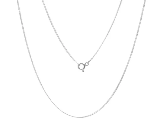 P3L34 ŁAŃCUSZEK PANCERKA 42 cm SREBRO 925