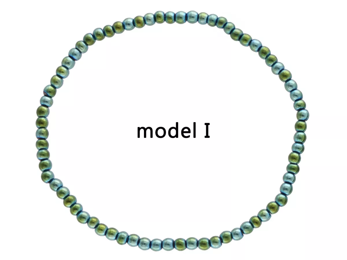 R4H28 BRANSOLETKA HEMATYT KULE 3 mm