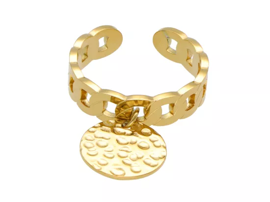 R3Z77 PIERŚCIONEK ZE STALI CHIRURGICZNEJ - 1 SZTUKA