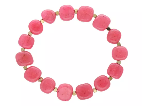 R5D77 BRANSOLETKA AGAT I HEMATYT