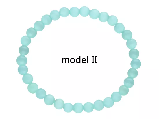 R4I27 BRANSOLETKA KOCIE OKO KULE 6 mm