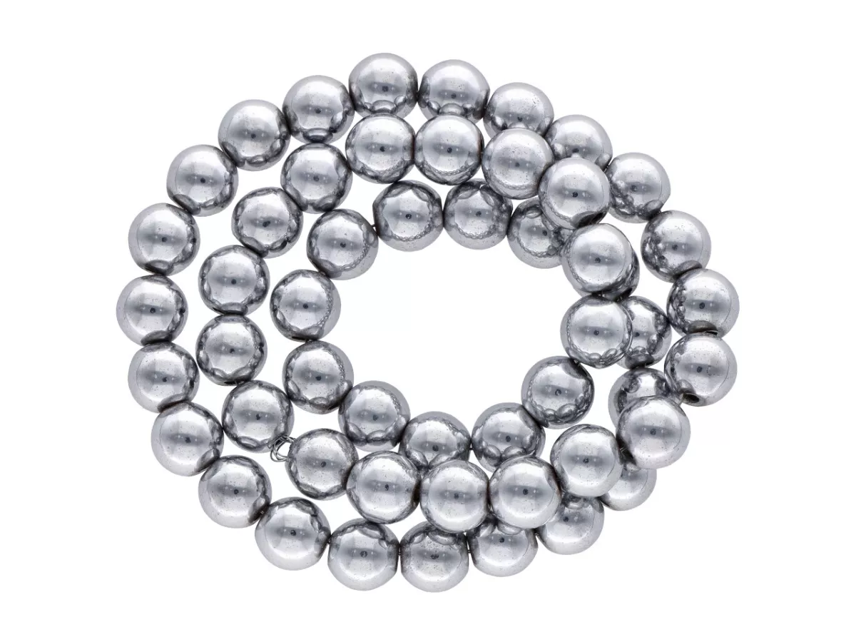 K5L35 HEMATYT KULE 8 mm - 1 SZNUR