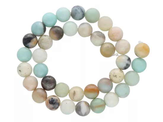 K6D39 AMAZONIT KULE 10 mm - 1 SZNUR