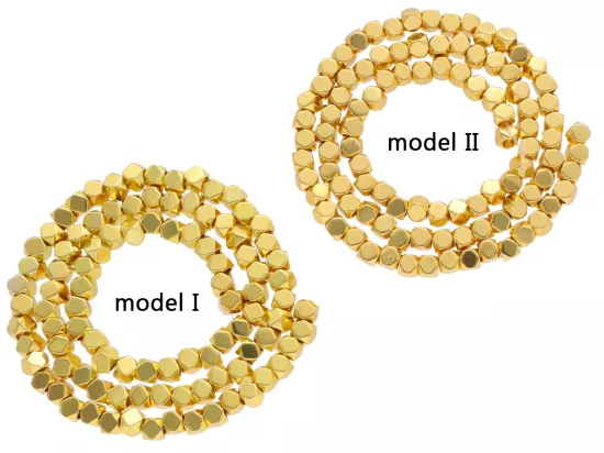 K7F50 HEMATYT ELEMENTY 5,7/4 mm - 1 SZNUR