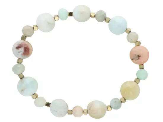 R5E79 BRANSOLETKA AMAZONIT