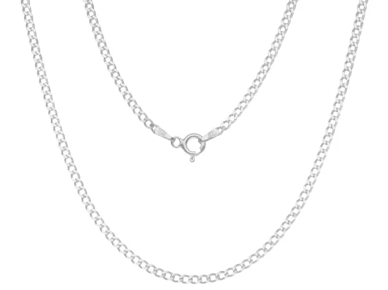 P3I65 ŁAŃCUSZEK PANCERKA 50 cm SREBRO 925