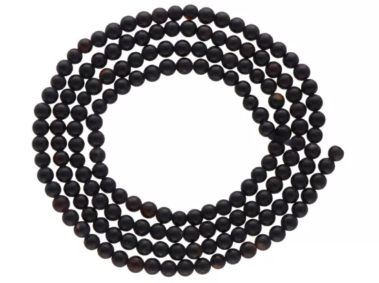 K6S32 AGAT PÓŁMATOWY KULE 2 mm 1 SZNUR