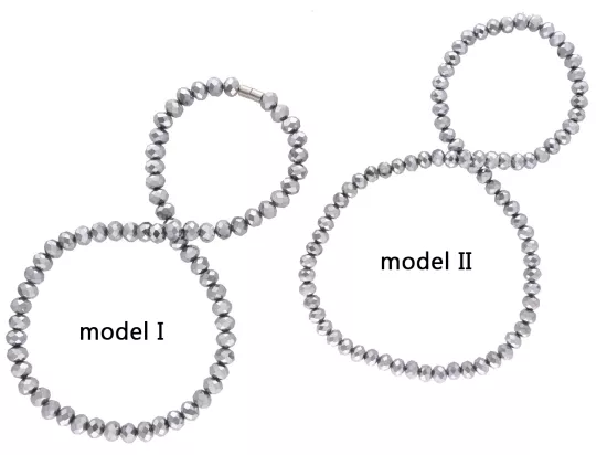 N1X10 NASZYJNIK KRYSZTAŁKI 8 mm