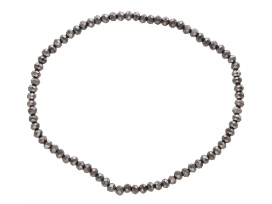 R4B91 BRANSOLETKA KRYSZTAŁKI 2,5 mm NA GUMCE