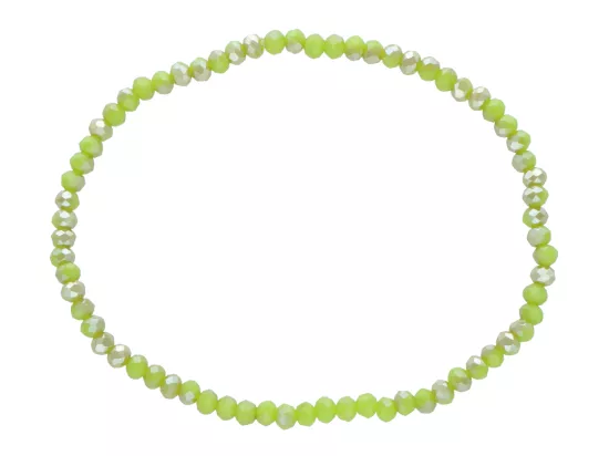 R4C36 BRANSOLETKA KRYSZTAŁKI 3 mm NA GUMCE