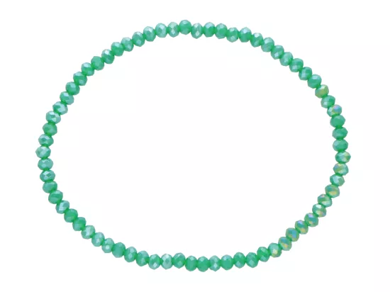 R4B98 BRANSOLETKA KRYSZTAŁKI 3 mm NA GUMCE